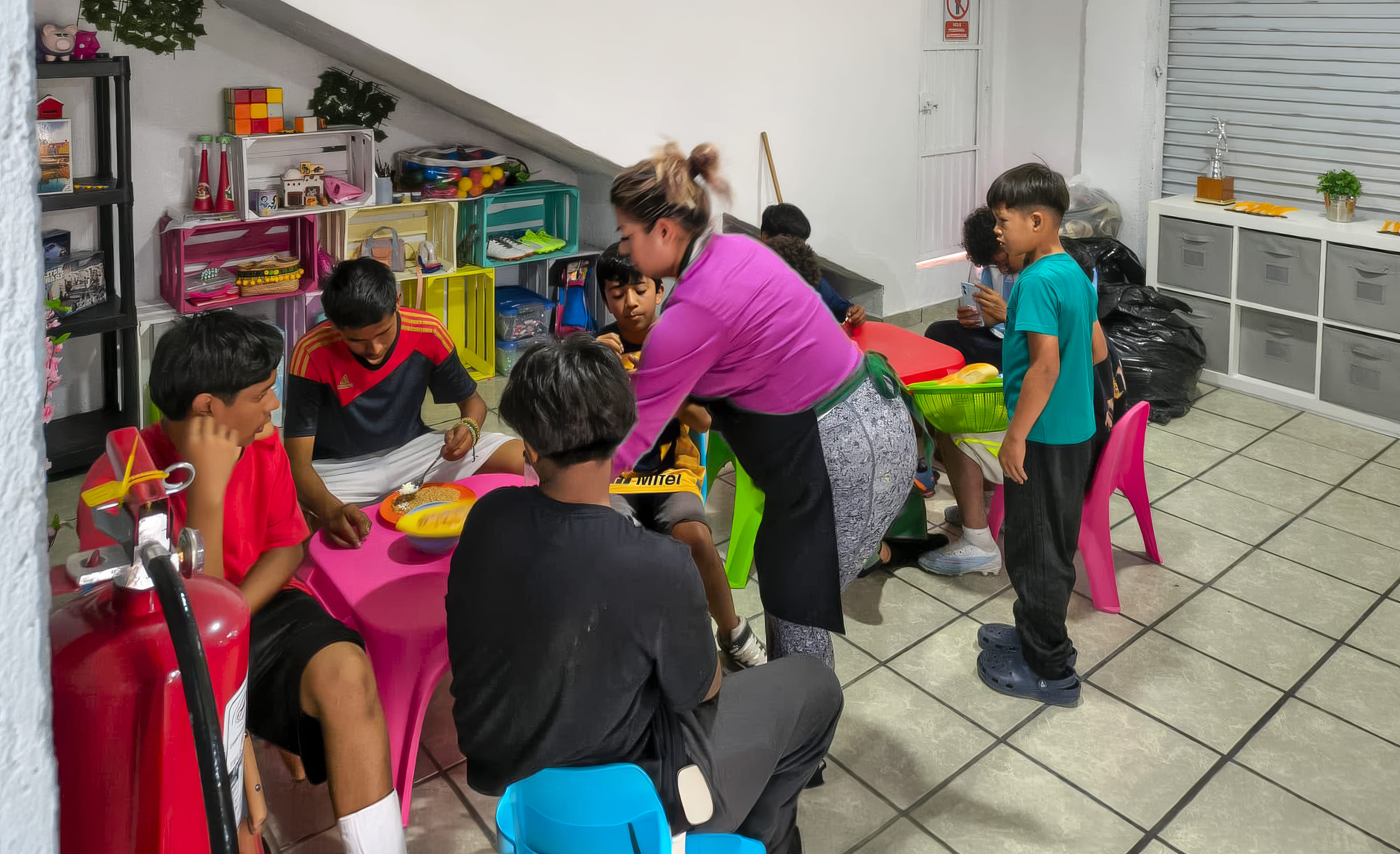 Comedor comunitario y alimentación saludable